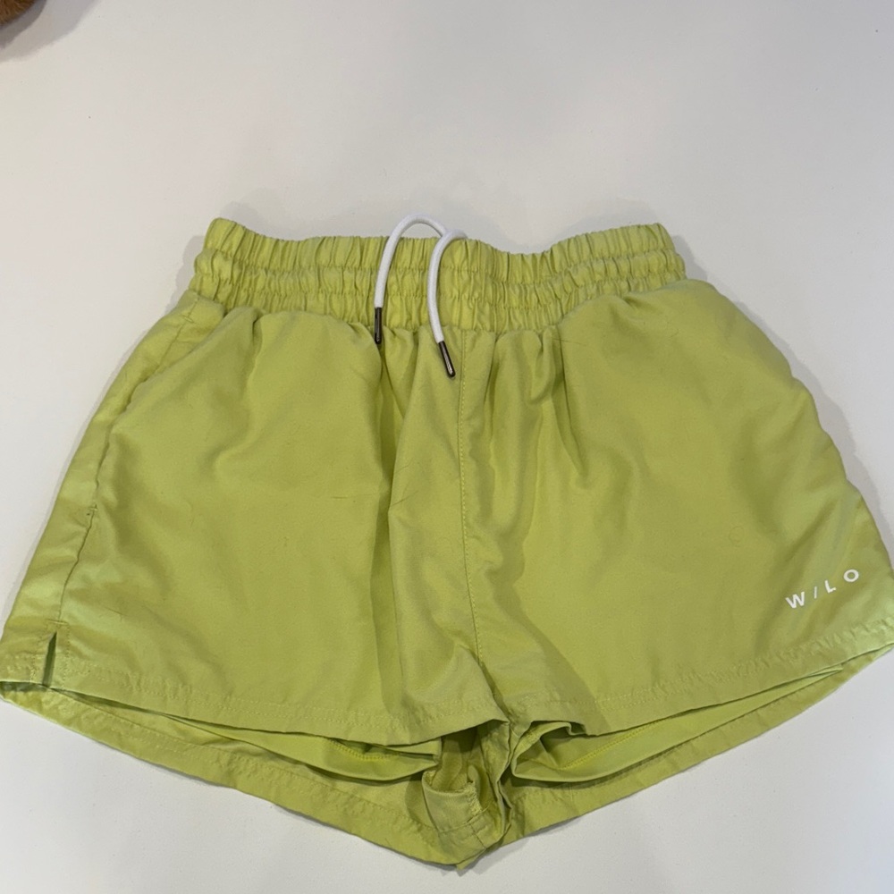 Wilo Athletic Lime Shorts